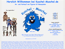 Tablet Screenshot of kuschel-muschel.de